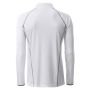 Men's Sports Shirt Longsleeve - white/silver - XXL