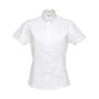 Women's Tailored Fit Premium Oxford Shirt SSL - White - 3XL