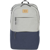 Cason 15" laptop rugzak 17L - Navy/Licht grijs