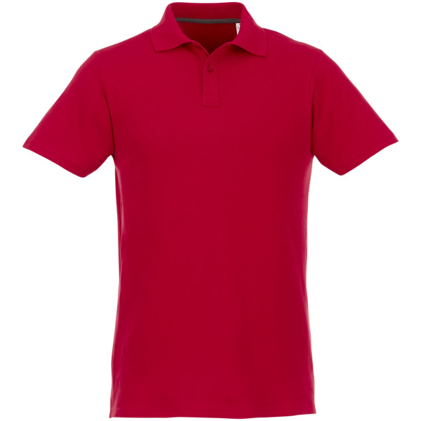 Helios short sleeve men's polo - Red - 5XL