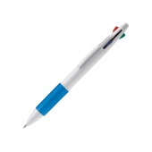 Ball pen 4 colours - White / Blue