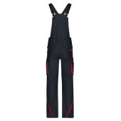 Workwear Pants with Bib - COLOR - - carbon/red - 62