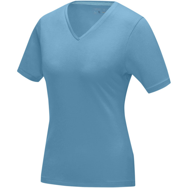 Kawartha short sleeve women's GOTS organic V-neck t-shirt - NXT blue - XXL