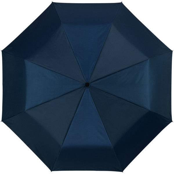 Alex 21,5'' opvouwbare automatische paraplu - Navy/Zilver