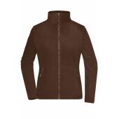 Ladies' Fleece Jacket - brown - 3XL