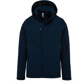 Gewatteerde softshell herenparka met capuchon Navy M