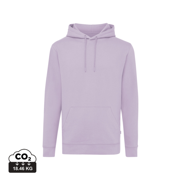 Iqoniq Jasper gerecycled katoen hoodie, lavender (XXL)