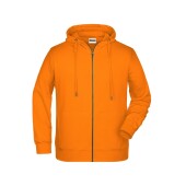 Men's Zip Hoody - orange - 4XL