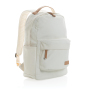 Impact AWARE™ 16 oz. recycled canvas backpack, off white