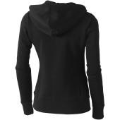 Arora women's full zip hoodie - Solid black - XXL