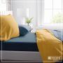 Fitted sheet Double beds - Indigo Blue