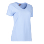 PRO Wear CARE T-shirt | V-neck | women - Light blue, S
