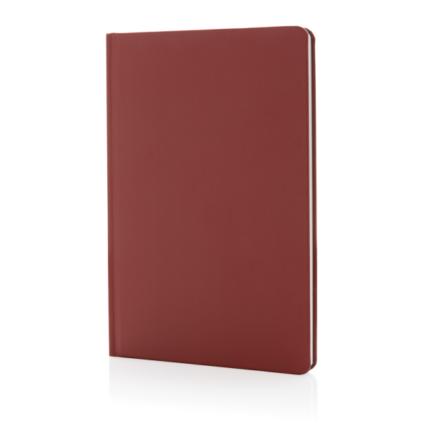 Impact hardcover steenpapier notitieboek A5, rood