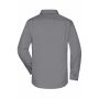 Men's Business Shirt Long-Sleeved - steel - S