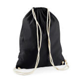 Recycled Cotton Gymsac - Black - One Size