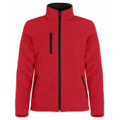 Clique Padded softshell ladies rood 34/xs