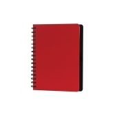 Spiraal notitieboek met gerecycled papier A5 - Rood