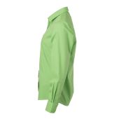 Ladies' Shirt Longsleeve Poplin - lime-green - 3XL