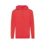 Iqoniq Jasper gerecycled katoen hoodie, luscious red (S)
