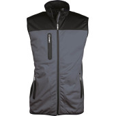Driekleurige softshell herenbodywarmer Driekleurige softshell herenbodywarmer