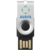 Mini USB stick - Zilver/Zwart - 16GB