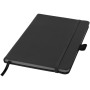 Colour-edge A5 hard cover notebook - Solid black