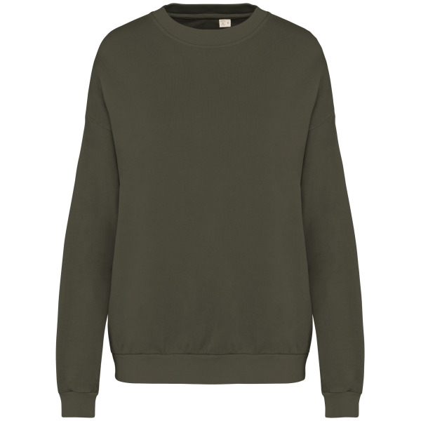 Uniseks oversized Terry280 Sweater Washed Organic Khaki XXL