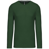 Men's long-sleeved crew neck T-shirt Forest Green 3XL