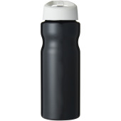 H2O Active® Base 650 ml drikkeflaske og låg med hældetud - Ensfarvet sort/Hvid