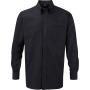 Mens' Long Sleeve Easy Care Oxford Shirt Black 4XL