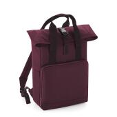 BagBase Twin Handle Roll-Top Backpack, Burgundy, ONE, Bagbase