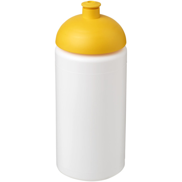 Baseline® Plus grip 500 ml dome lid sport bottle - White/Yellow