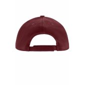 MB7010 5 Panel Kids' Cap - burgundy - one size