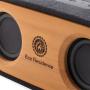 Bamboo X double speaker, black, brown