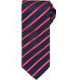Sports Stripe tie Navy / Red One Size