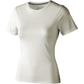 Nanaimo dames t-shirt met korte mouwen - Licht grijs - XS