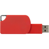 Swivel square USB - Rood - 64GB