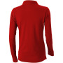 Calgary 180 g/m² damespolo met lange mouwen - Rood - XS
