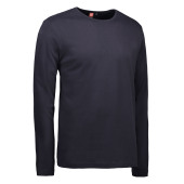 Interlock T-shirt | long-sleeved - Navy, S