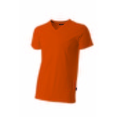 T-shirt V Hals Fitted 101005 Orange L