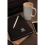 Light up logo notitieboek, zwart