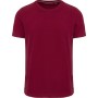 Vintage heren-t-shirt met korte mouwen Vintage Dark Red 3XL