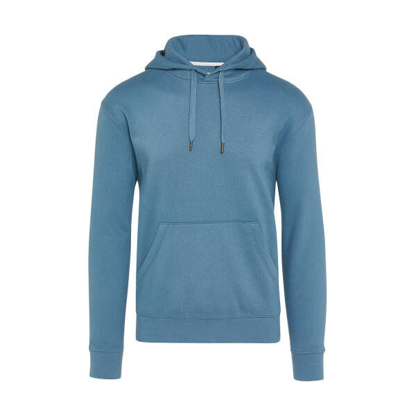 Signature Tagless Hooded Sweatshirt Unisex - Steel Blue - 2XS