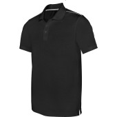 Short-sleeved polo shirt Black 3XL