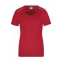 Ladies' Workwear T-Shirt - SOLID - - red - M