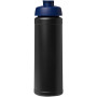 Baseline® Plus 750 ml flip lid sport bottle - Solid black/Blue
