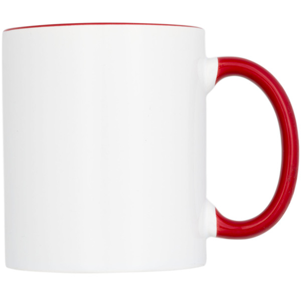 Pix 330 ml ceramic sublimation colour pop mug - Red