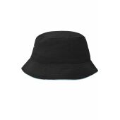 MB012 Fisherman Piping Hat - black/mint - S/M
