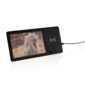 5W Wireless charger and photo frame, black