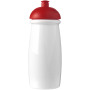 H2O Active® Pulse 600 ml bidon met koepeldeksel - Wit/Rood